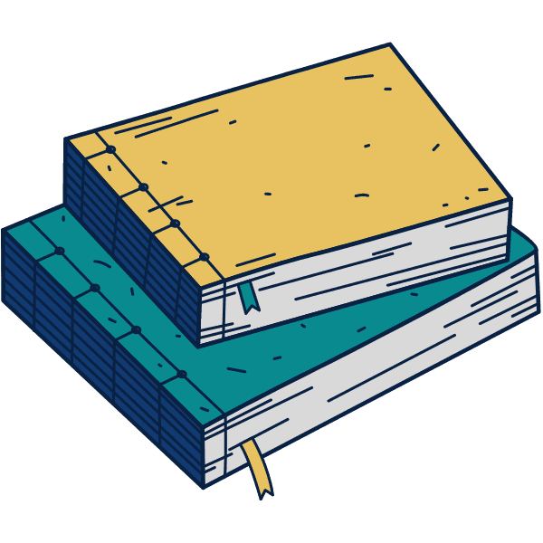 Illustration of books